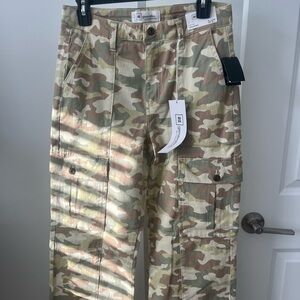 RE GENERATION BY CELEBRITY PINK / Mid Rise Cargo Straight / 5/27 / Camo/15-30